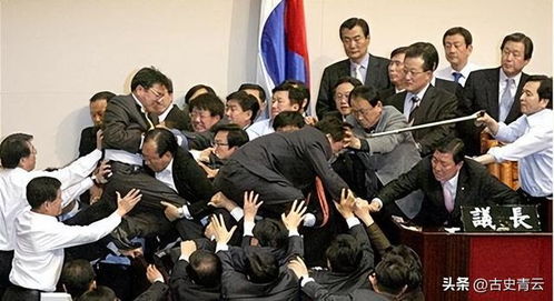 韓在野黨與警方國會出入口的對峙風(fēng)波