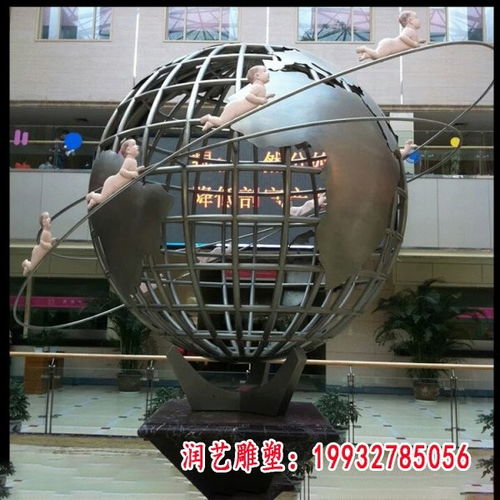 圓形不銹鋼雕塑設(shè)計圖片