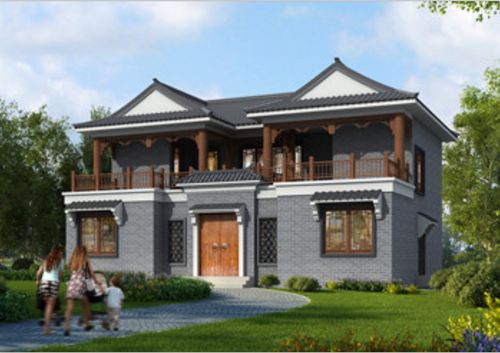 二層四合院建筑設(shè)計(jì)圖片