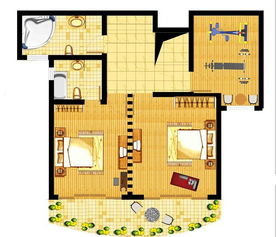 房屋設(shè)計圖兩室一廳平面圖片大全,房屋設(shè)計圖簡約