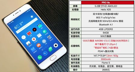 魅族pro6參數(shù)配置,魅族pro6參數(shù)詳細參數(shù)配置