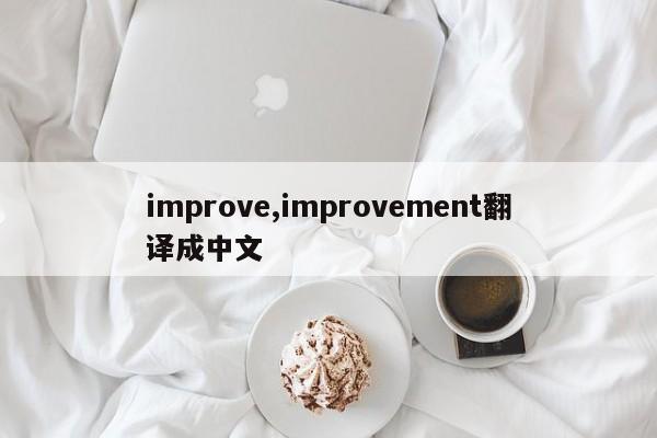 improve,improvement翻譯成中文